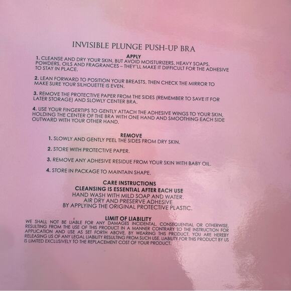 Victoria’s Secret Invisible Plunge Push-Up Bra - Tan A Cup - Picture 4 of 5
